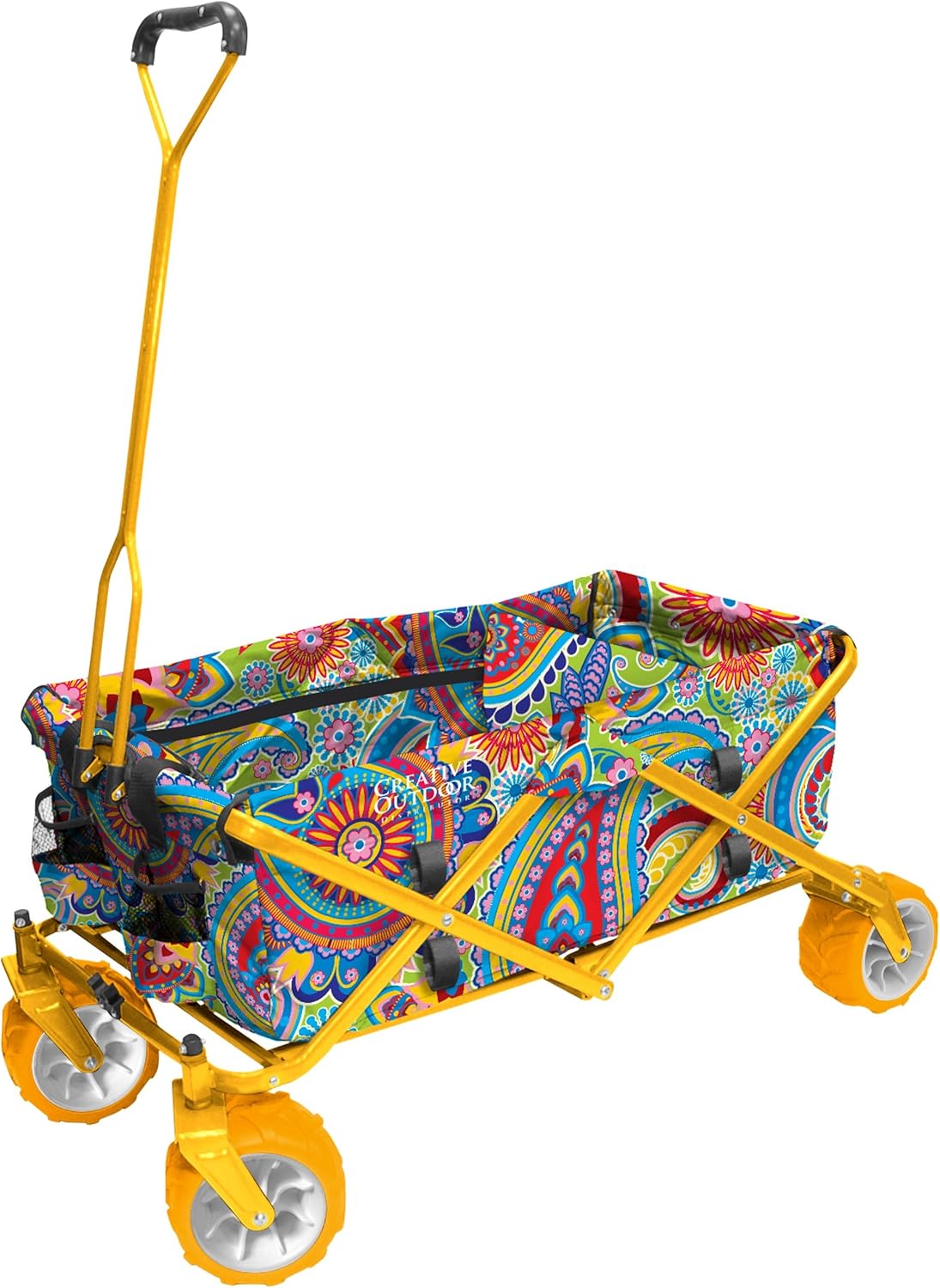 Red Collapsible Folding Wagon Cart S48328