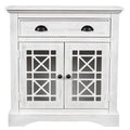 White 1 Drawer 1 Door Accent Cabinet Z839479