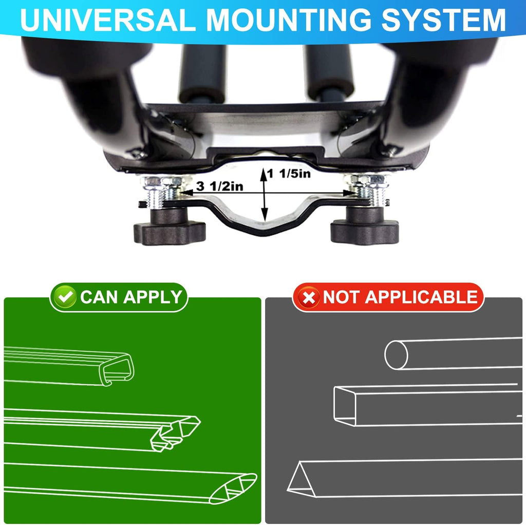 Kayak Roof Rack for 2 Kayaks, SUP, Snowboard, 2 Pairs B8871