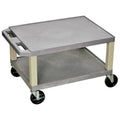 Gray 2 Shelf AV Cart P813709