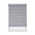 Gray Faux Wood Cordless Room Darkening Horizontal Blinds U9346