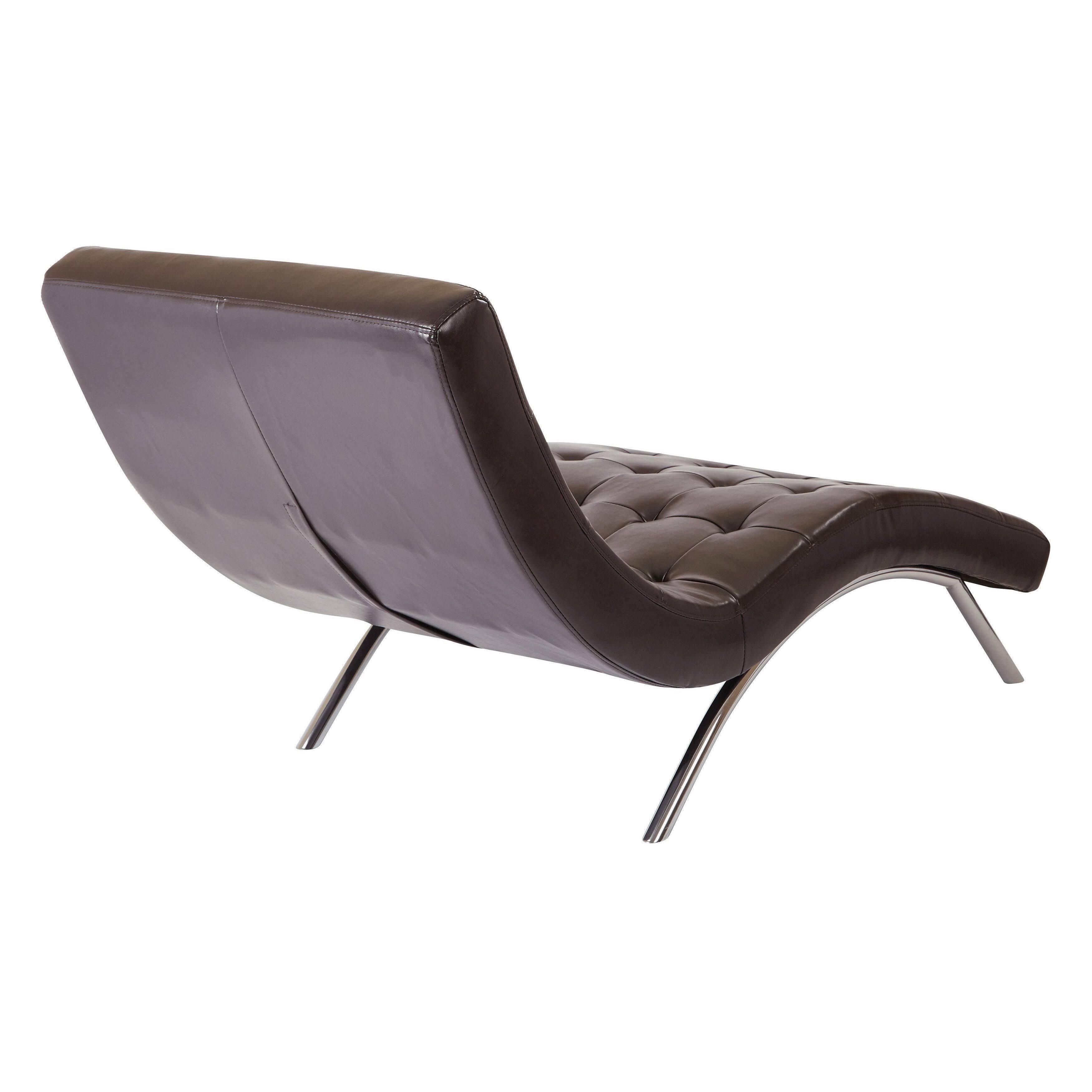 Tufted Chaise Pewter U666