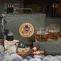 Ammo Can Set of Army Gifts Home Wet Bar I428675