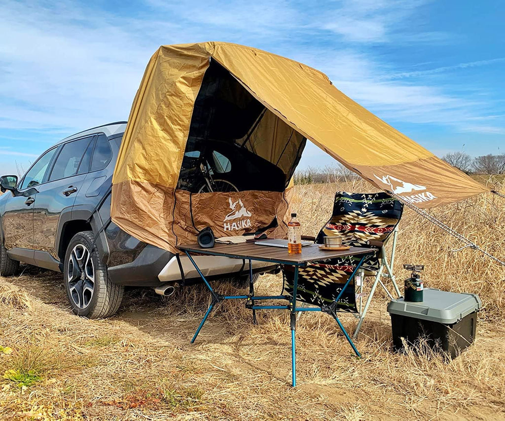 Yellow Waterproof 3000MM Tailgate Awning Tent Pack of 2 M951454