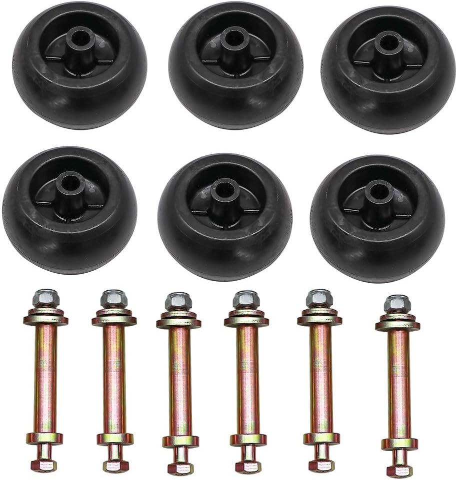Mower Anti Scalp Deck Wheel Kit 5/8" Bore 5-2.75 Wheel Size Pack of 2 T32728