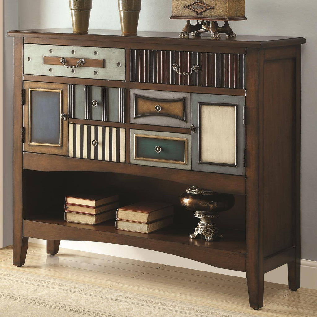 Brown Accent Cabinet Y345