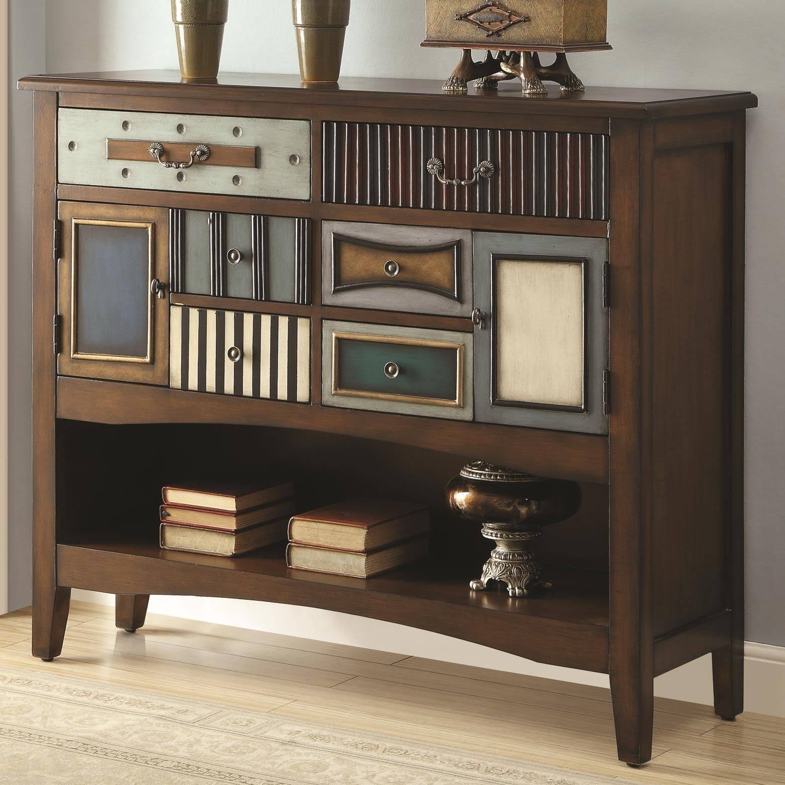 Brown Accent Cabinet Y345