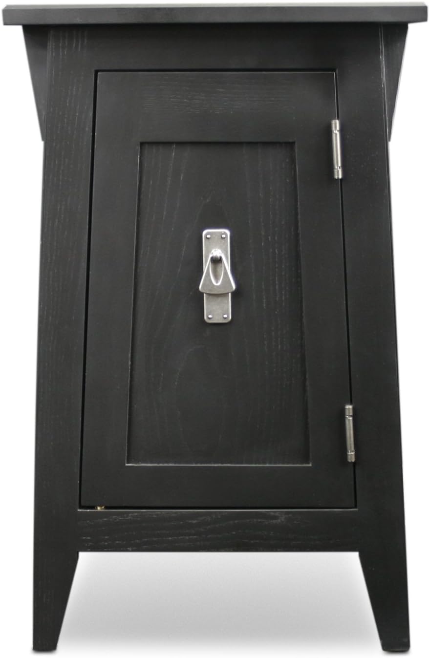 Slate Black Cabinet End Table K340