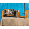 Solid Oak 1 Row Dowel CD Rack F178919