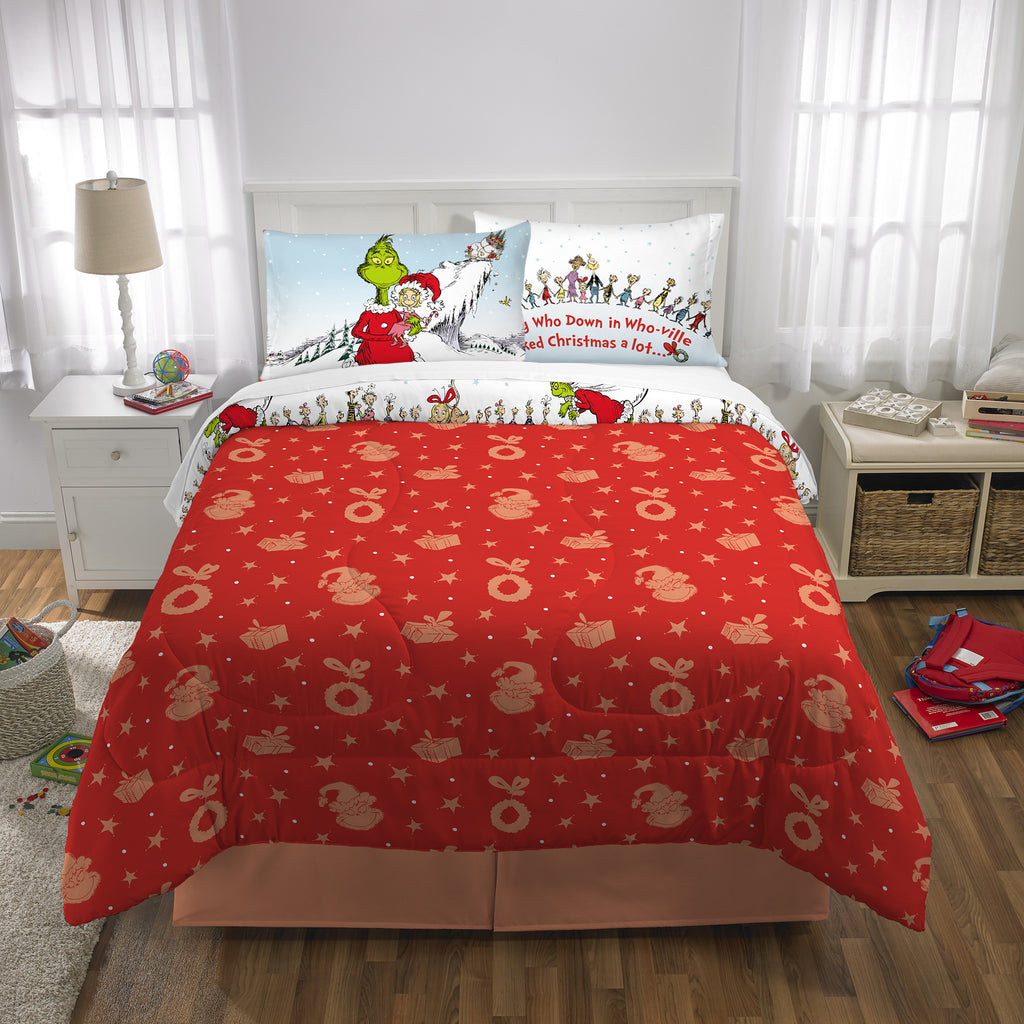 Twin/Full Reversible Comforter and Pillowcase Set K3033