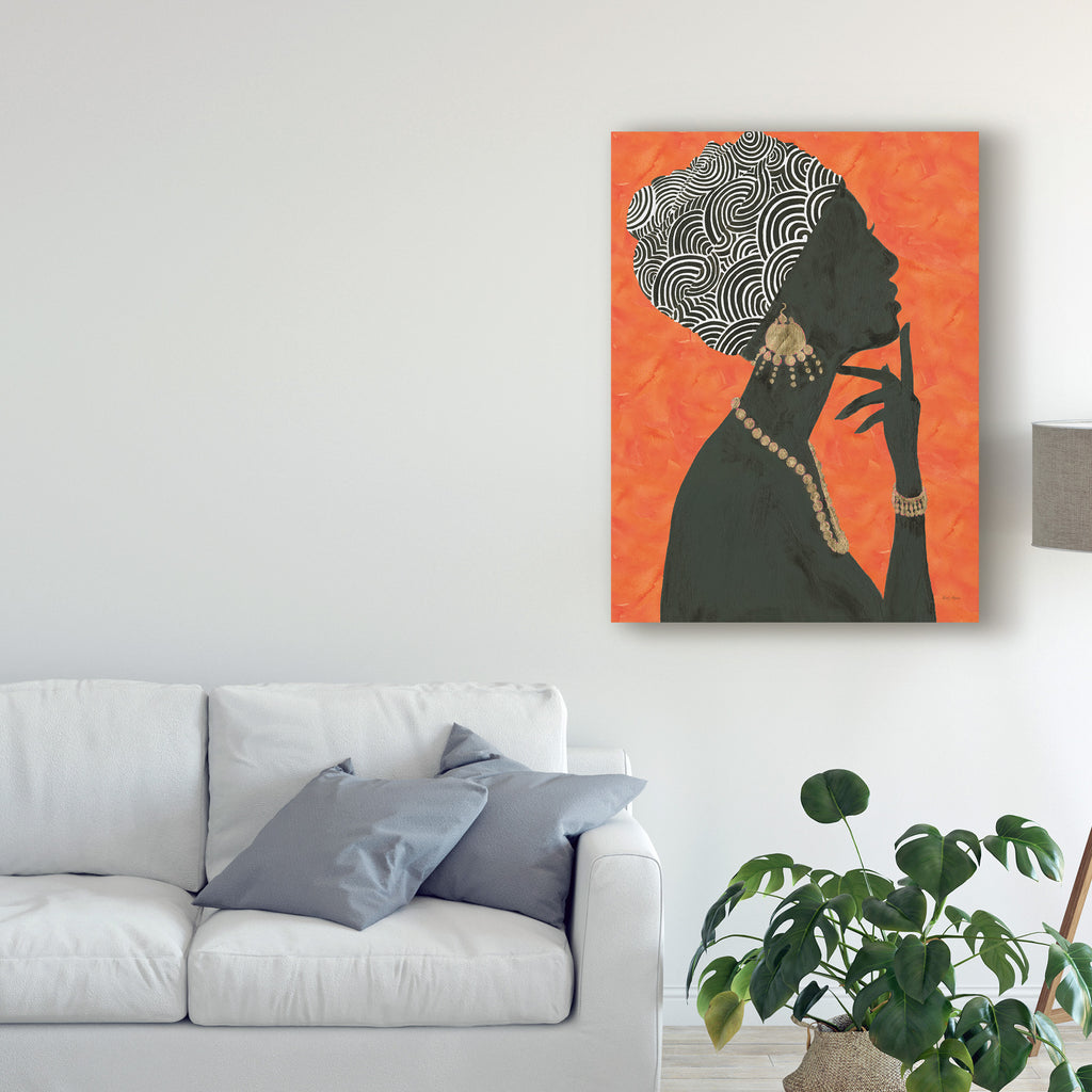 Orange Canvas Art R41576