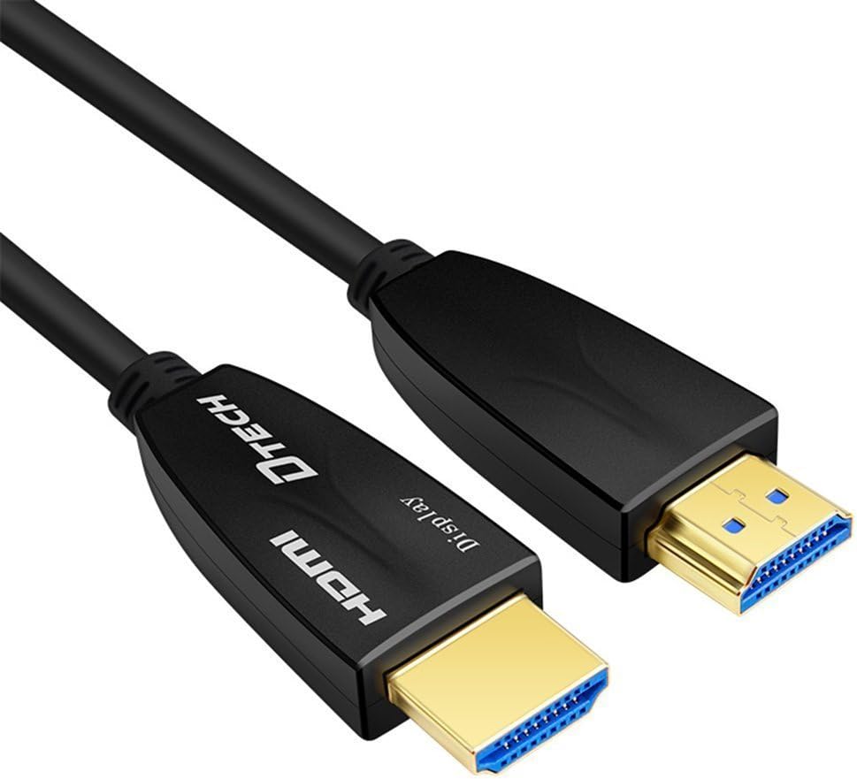 10 Meter Fiber Optic HDMI Cable 4K 60Hz 18Gbps HDR High Speed in-Wall Rated Black P609