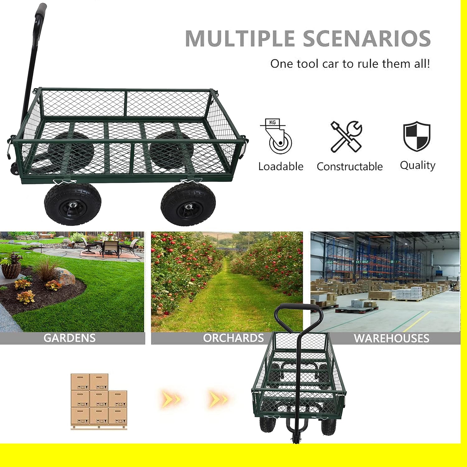 Utility Cart Wagon（Grass Green） A688