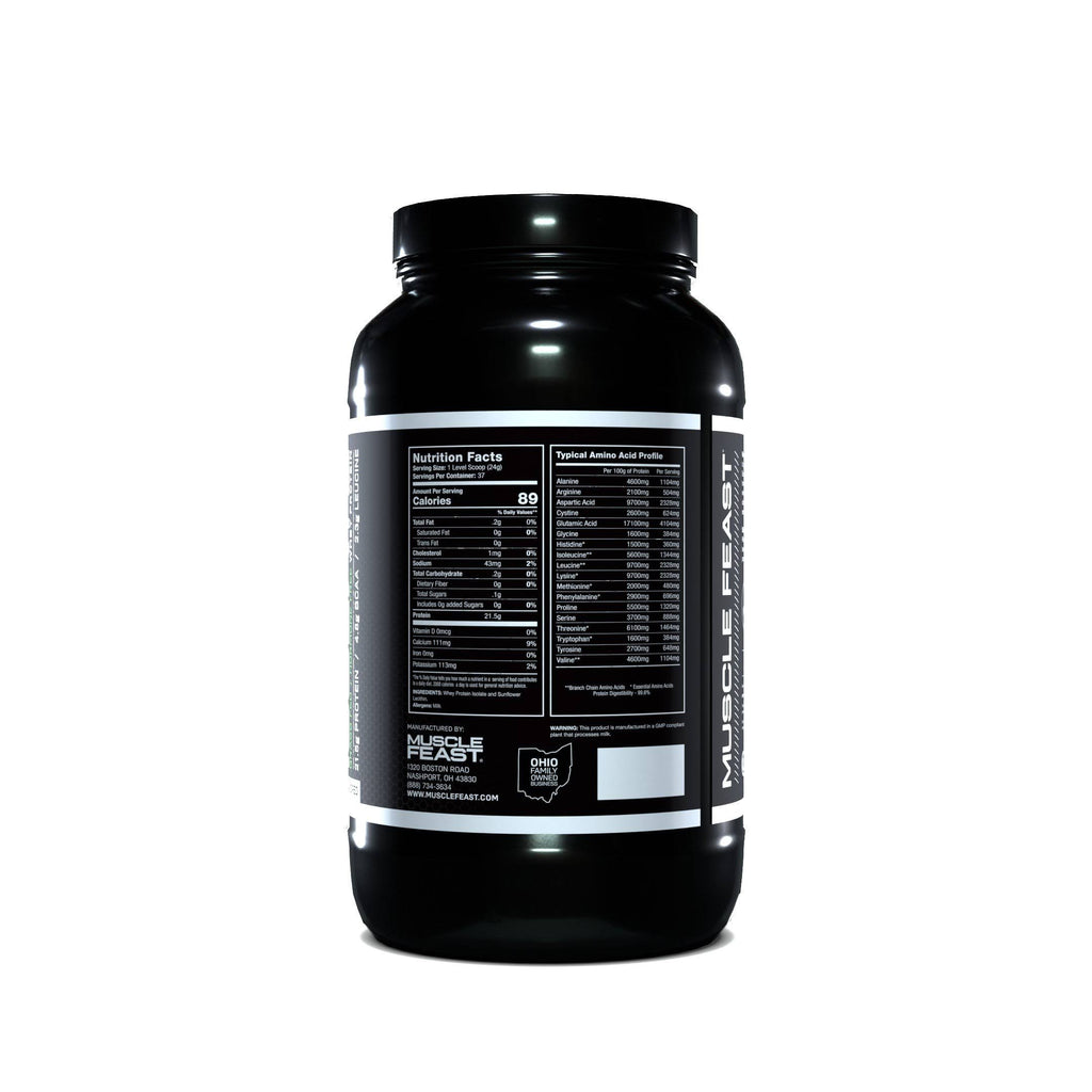 100% Pure Whey Protein Isolate Powder Cappuccino 5 lb A995