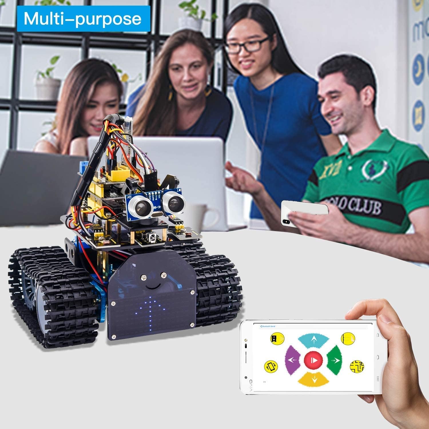 Mini Tank Robot Smart Car Kit for Arduino K575