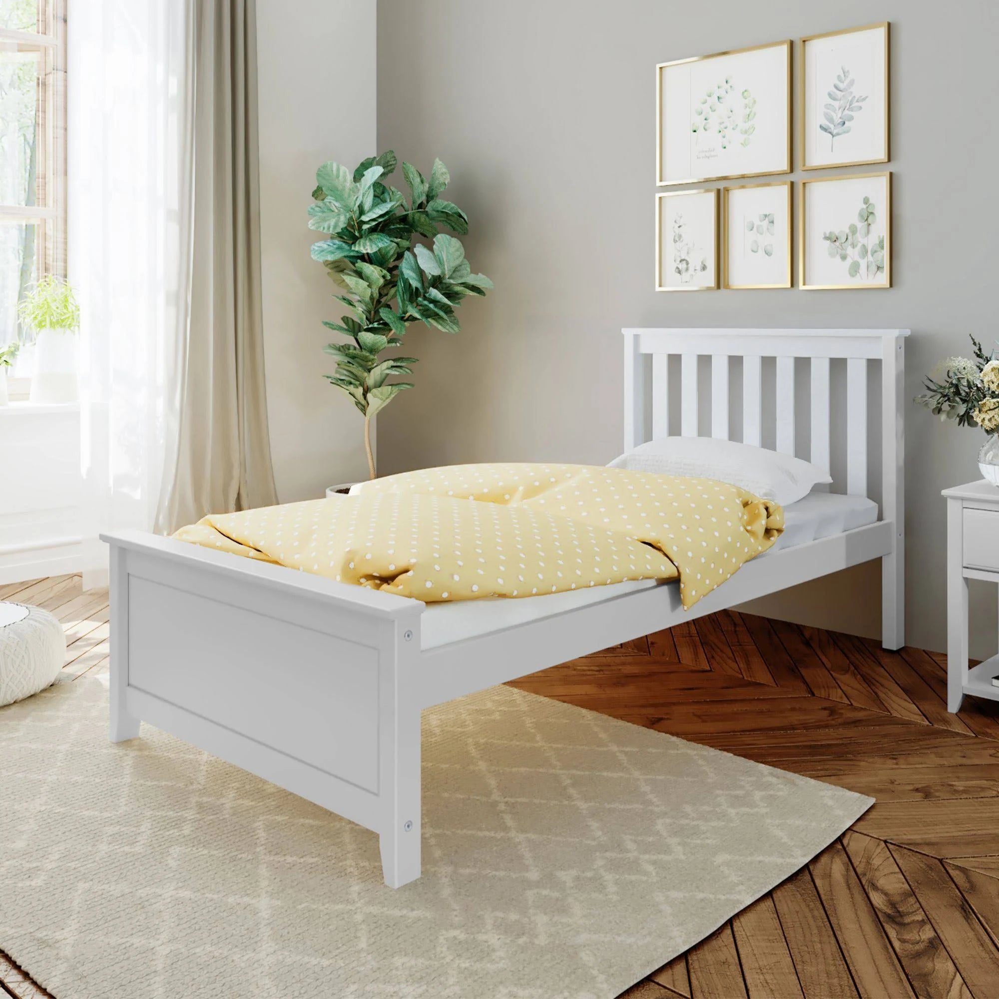 Solid Wood Twin-size Bed L15802