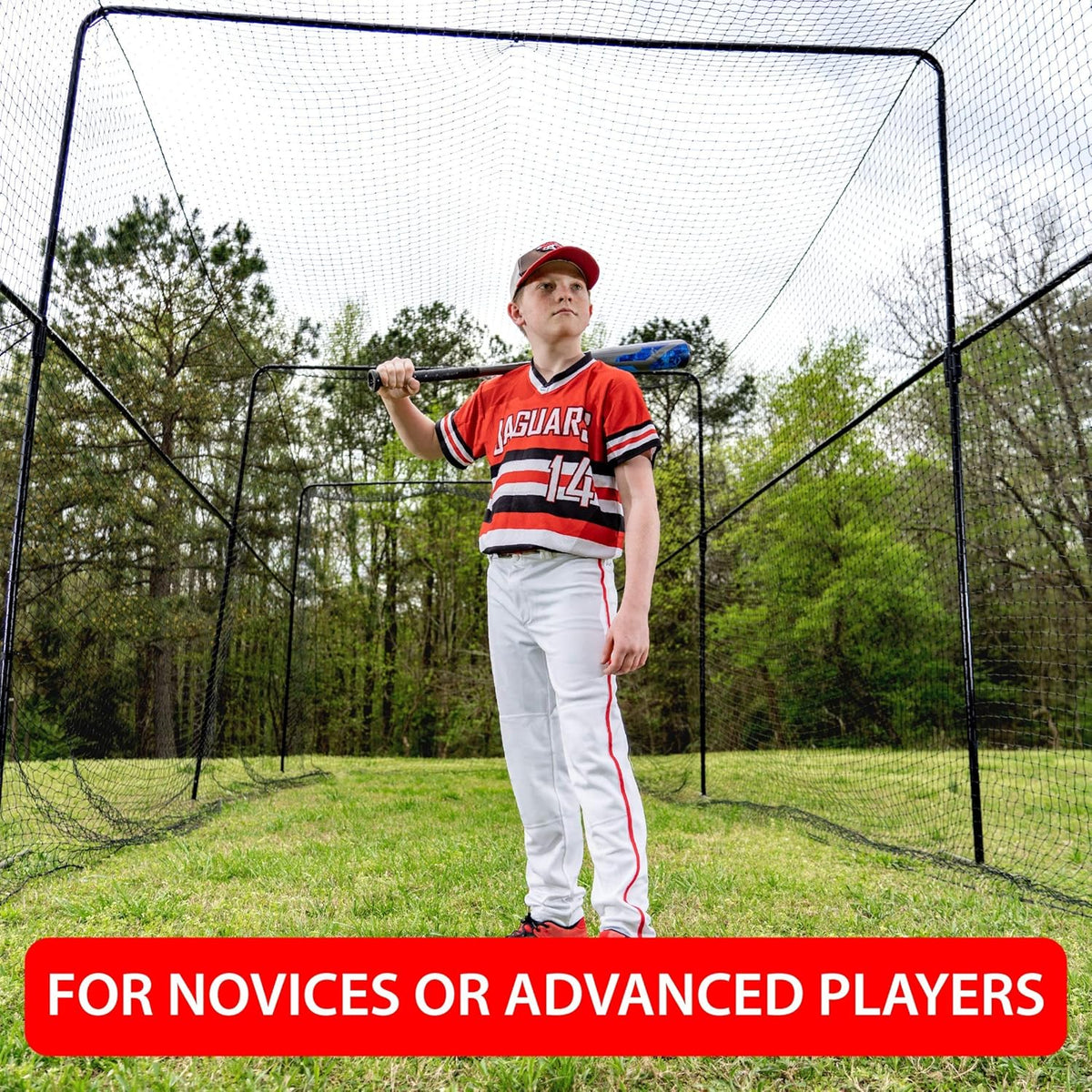40 Foot Collapsable Batting Cage with Frame and Netting F529247