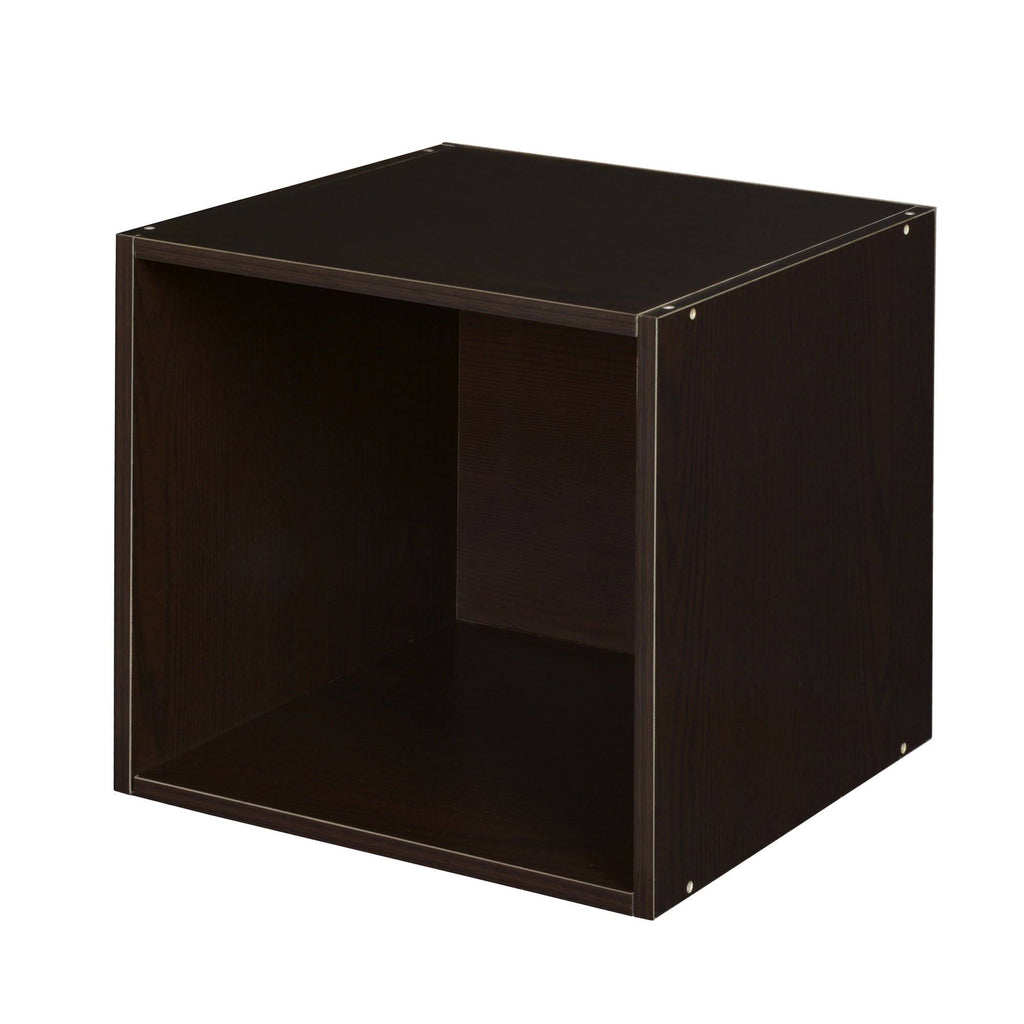 Truffle/Natural 2 Cubes and 2 Wicker Baskets Storage Set Y220866