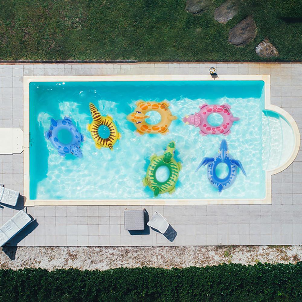 Inflatable Dinosaur Pool Float Ring Toy F333