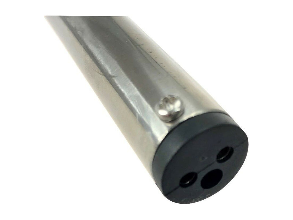 Boat LED All Round Anchor Light Pole 24" Collar Black Base Socket 2 Pins Wired 90 Degrees Q55634
