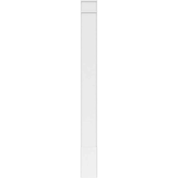 Smooth PVC Pilaster with Decorative Capital & Base (Pair) Z312735
