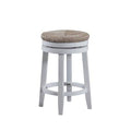 White and Seagrass Counter Stool M12415