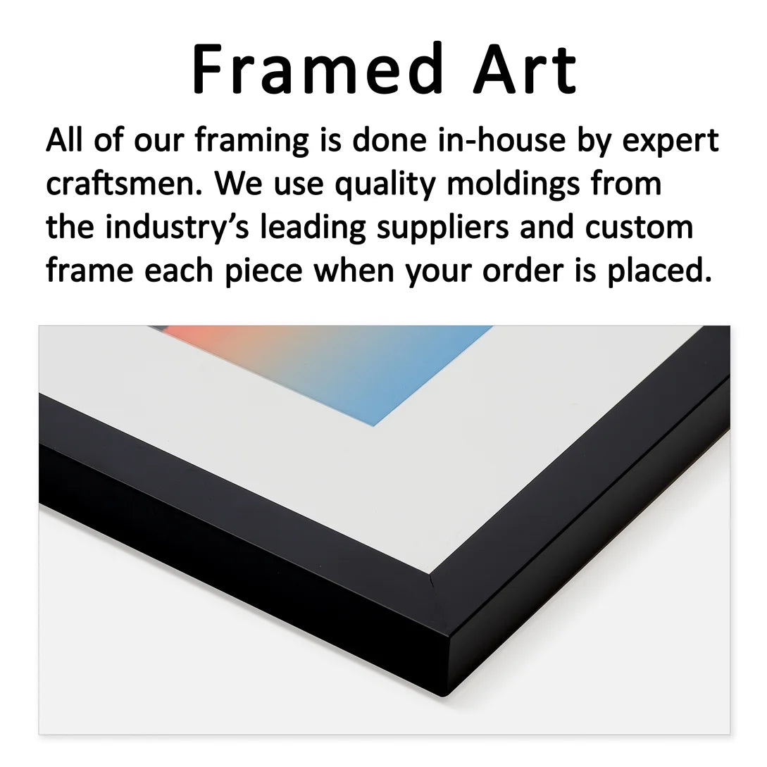 17-7/8" x 21-7/8" Framed Print W8143