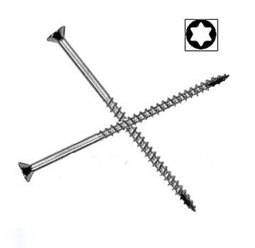 Stainless Steel Wood Deck Screws Trim Head 1400 Y66924