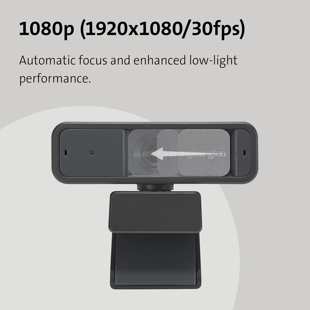 1080p Auto Focus Webcam with Dual Stereo Microphone B60265