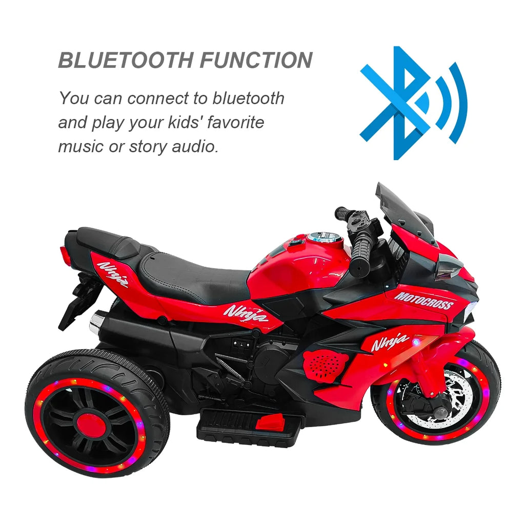12v 3 Wheels Electric Ride on Motorcycle with Light Wheel L685