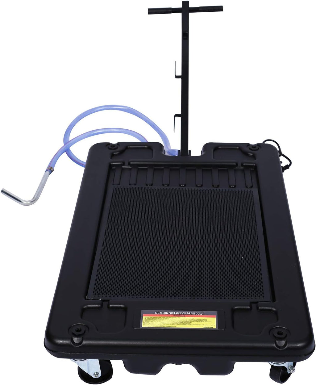 17 Gallon Low Profile Oil Drain Pan with Electric Pump M277