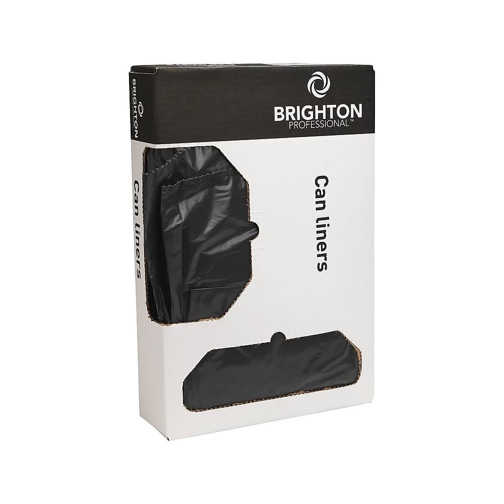40-45 gal. Low Density 1.3 mil Black Trash Bags 100/Carton J63943