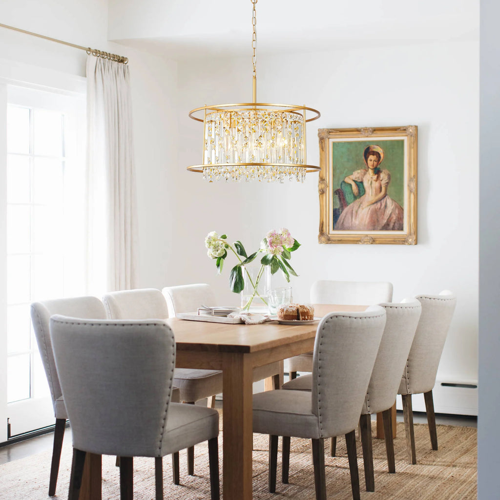 5-Light Dimmable Dome Contemporary Chandelier S672121