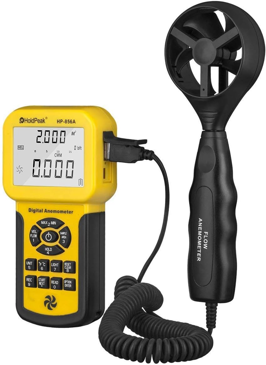 Digital Auto Calculate CFM Anemometer with Back Light V5311