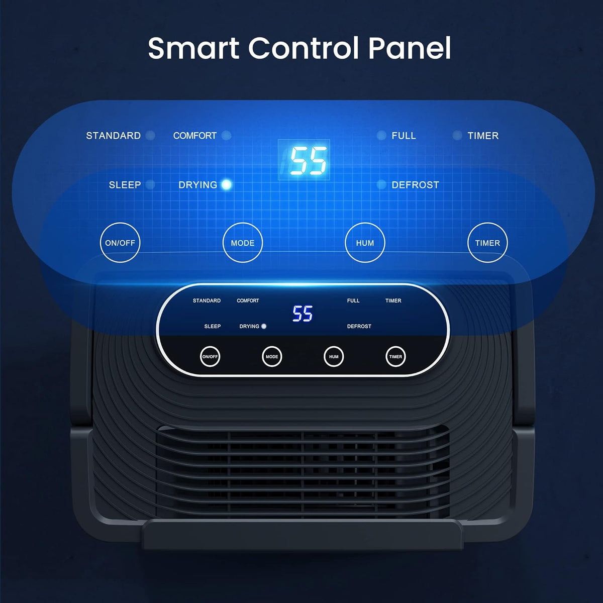 60 Pints Dehumidifier with Drain Hose and 0.79 Gallons Water Tank S269