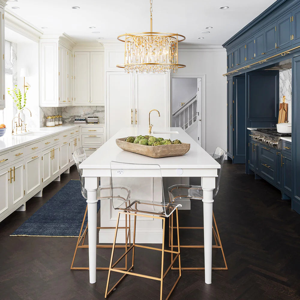 5-Light Dimmable Dome Contemporary Chandelier S672121