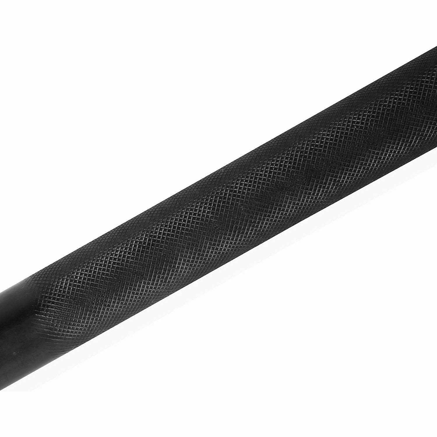 Black 6 ft Olympic Weight Bar E400