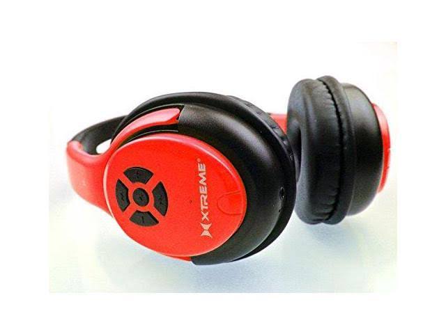 Red Bluetooth Headphones I53187