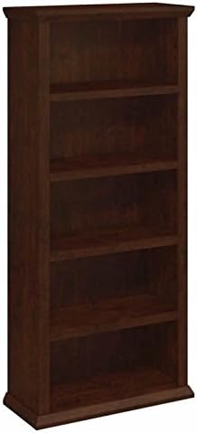 Antique Cherry 5-Shelf Bookcase K54971