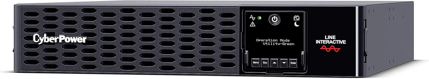 Smart App Sinewave UPS System, 2200VA/2200W, 8 Outlets, 2U Rack/Tower A295832