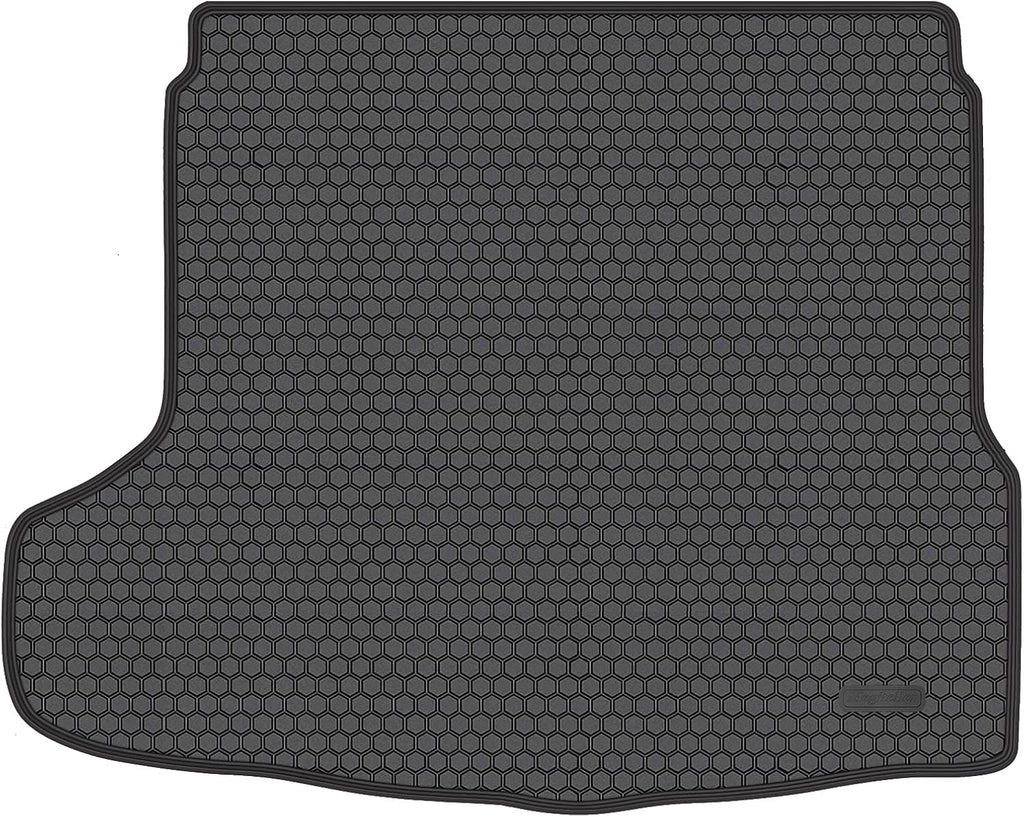 Black Heavy Duty Rubber Floor Liners Front and Rear Set M1345