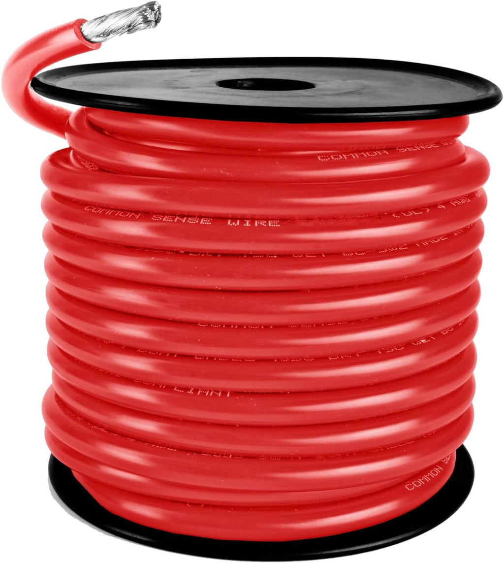 Tinned Copper Marine Wire Boat Battery Cable Black Pack of 2 E451692