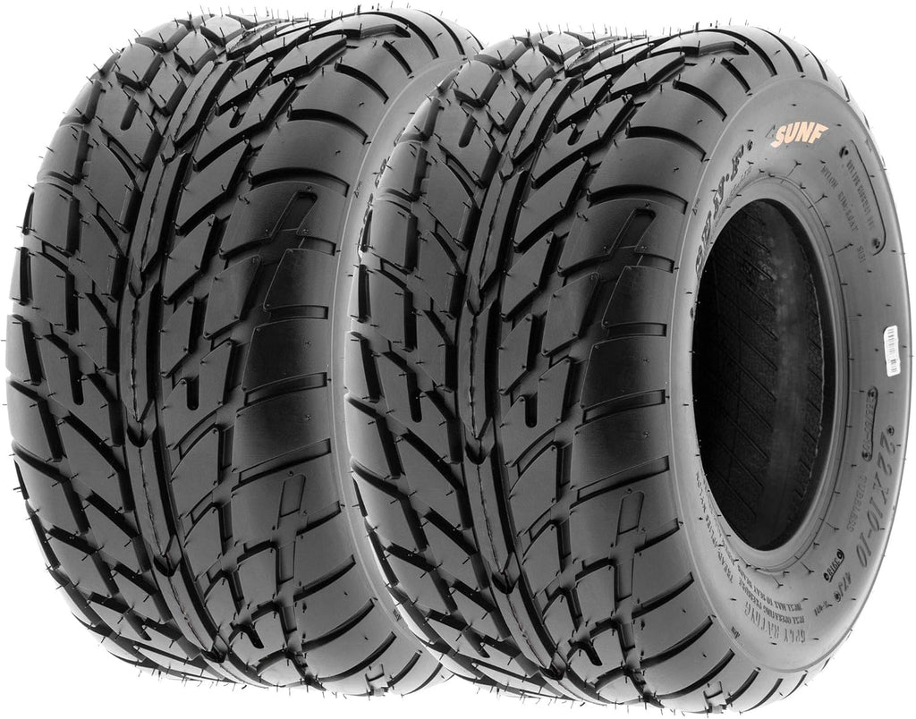 Pair of 2 ATV UTV Tires 18x9.5-8, 6 PR, Tubeless H259