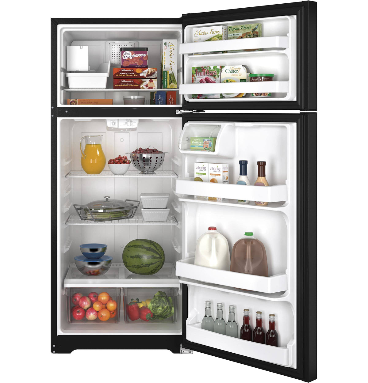 Top-freezer Refrigerator Black 17.5 Cu. ft. K24511