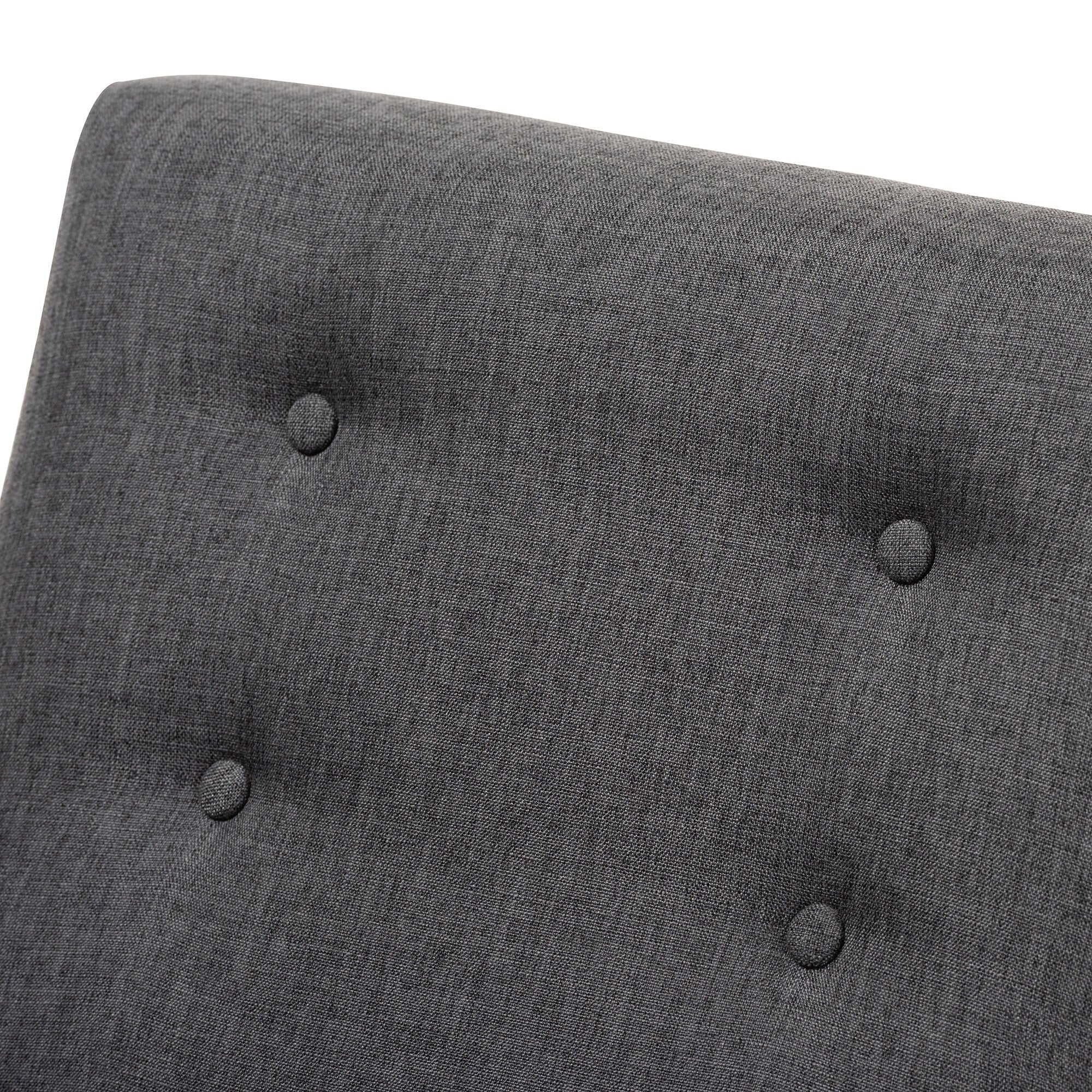 Charcoal Fabric Lounge Chair A144