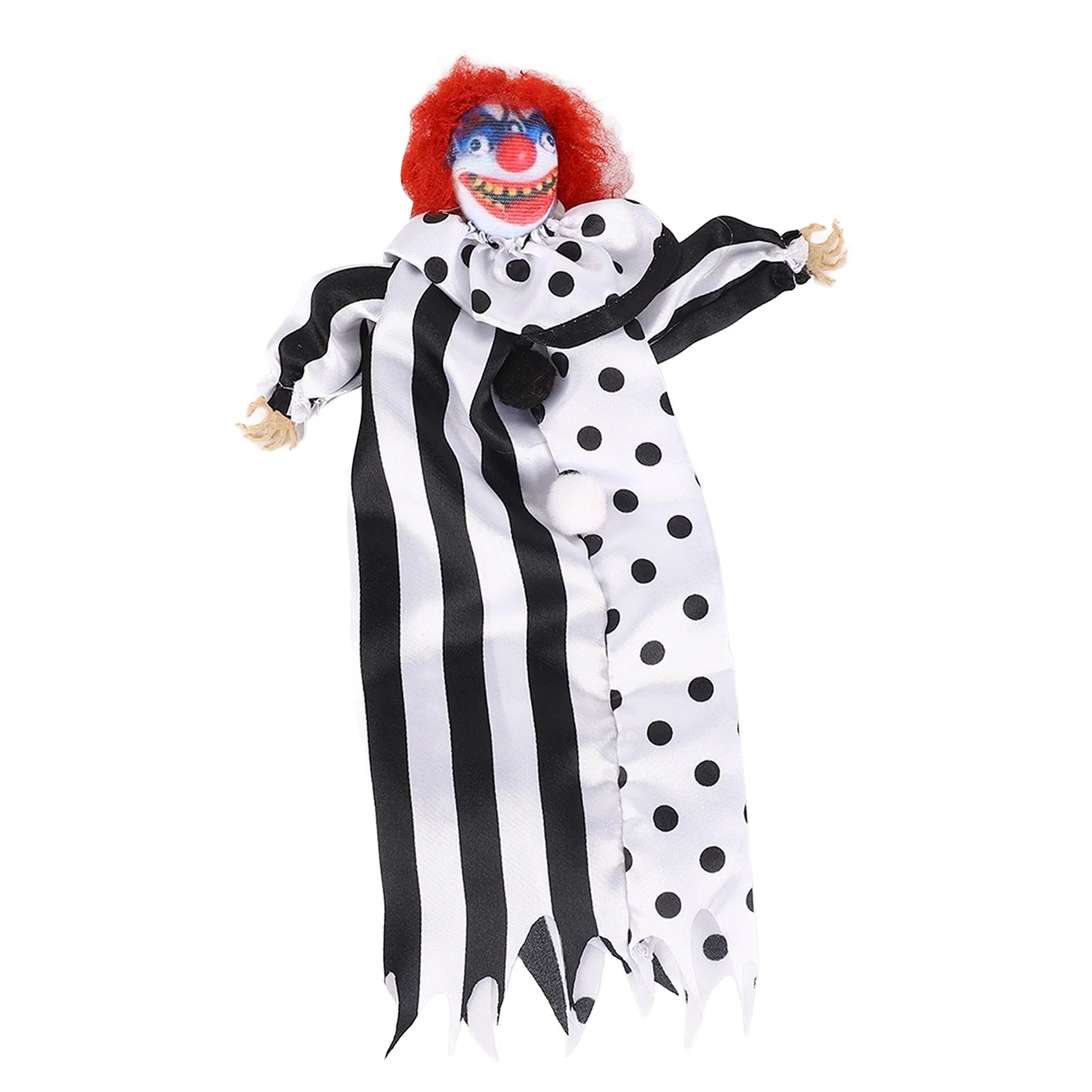 Hanging Clown Doll Decoration Black Approx. 25X15cm V980