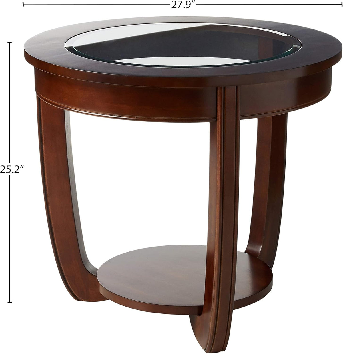 Dark Cherry End Table Z54771