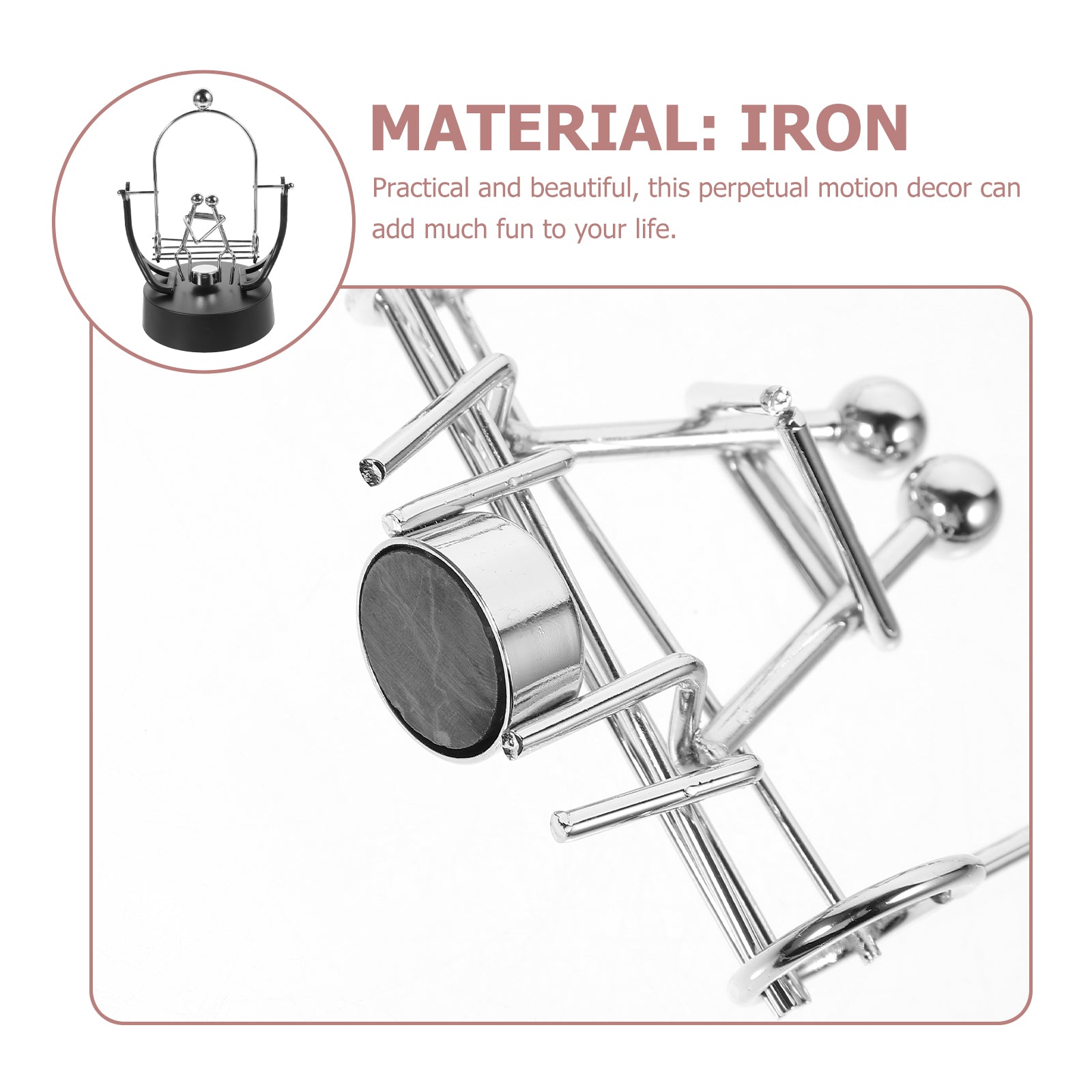 Perpetual Motion Device Desk Toy N7043