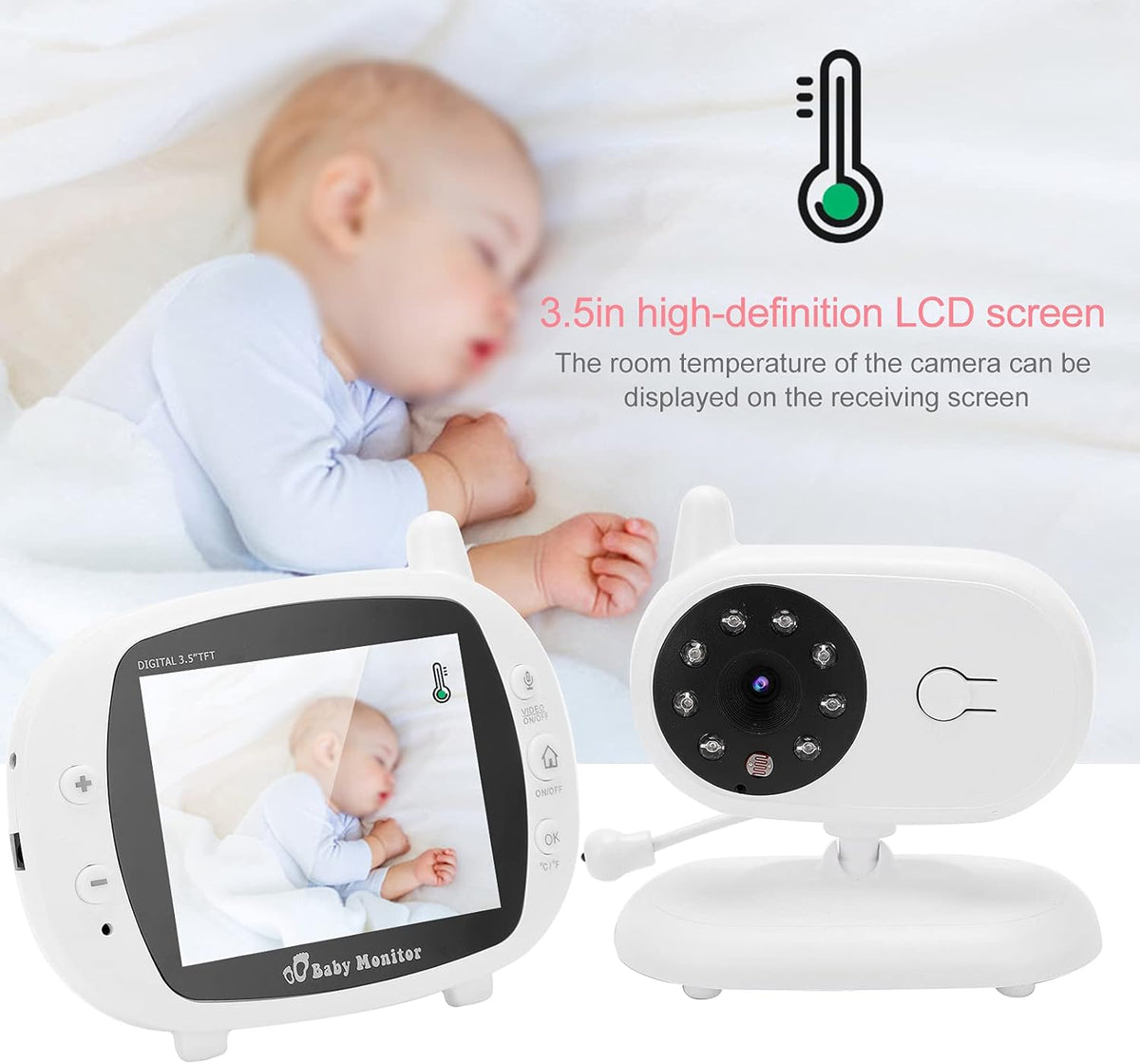 WiFi Baby Video Monitor with Wireless Digital Camera Q29739