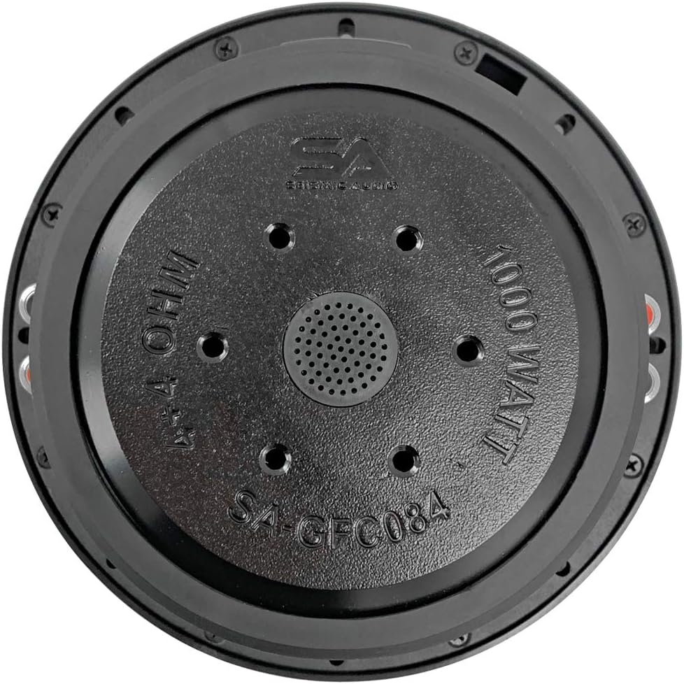 8 Inch 1000 Watt Max Power Dual 4 Ohm Car Audio Subwoofer M1620
